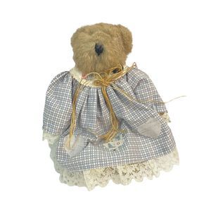 Playful Plush Teddy Bear 8" Jointed Arms Legs Dress Hinming Limited Small
